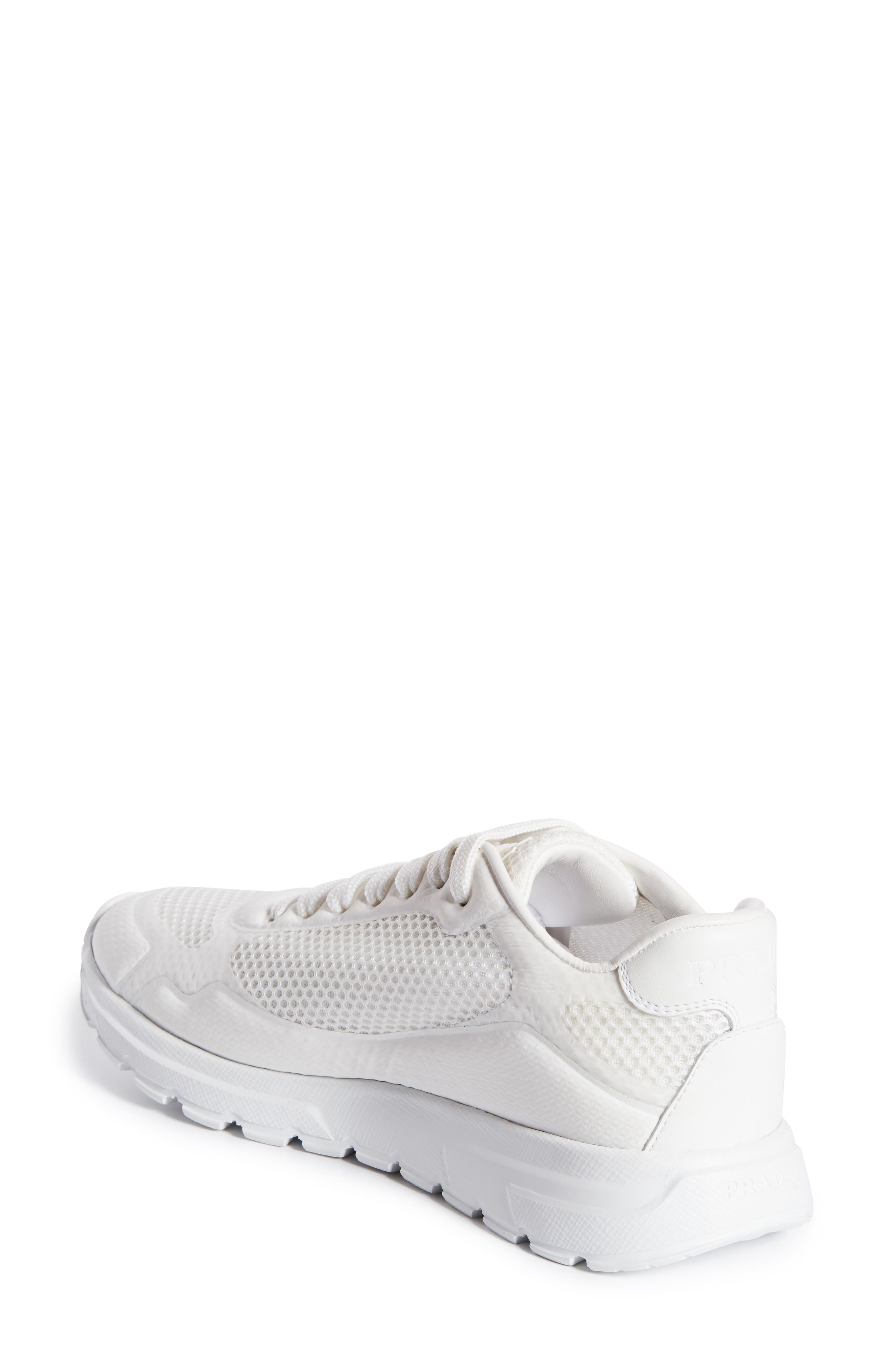 Prada Prax Sneaker in Bianco at Nordstrom - 2