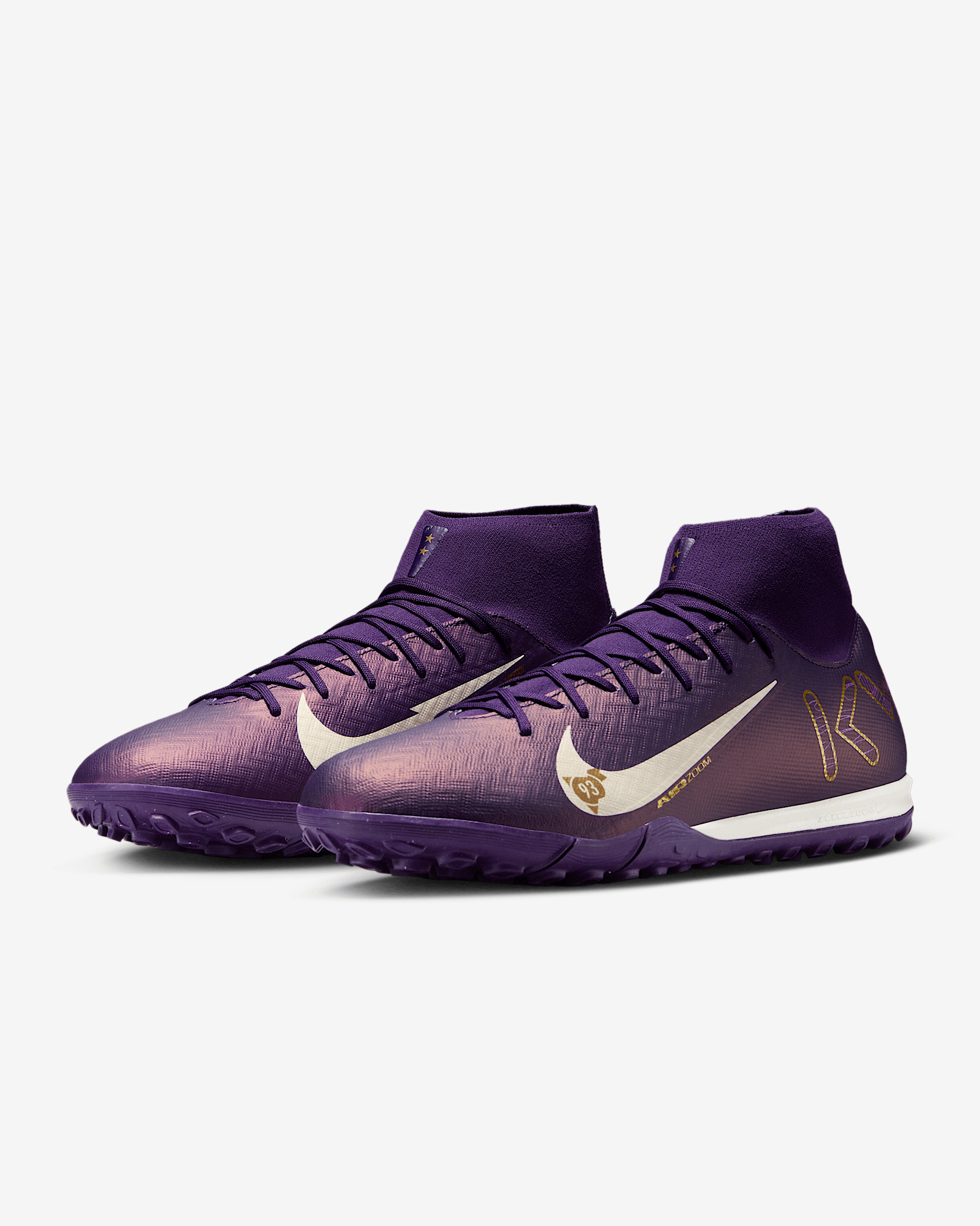 Nike Mercurial Superfly 10 Academy "Kylian Mbappé" TF High-Top Soccer Shoes - 5