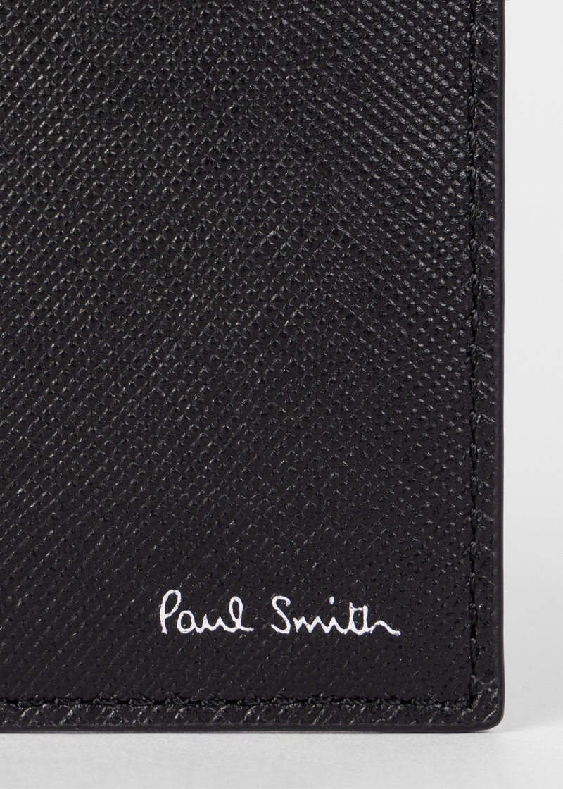 Black 'Signature Stripe Balloon' Interior Billfold Wallet 3