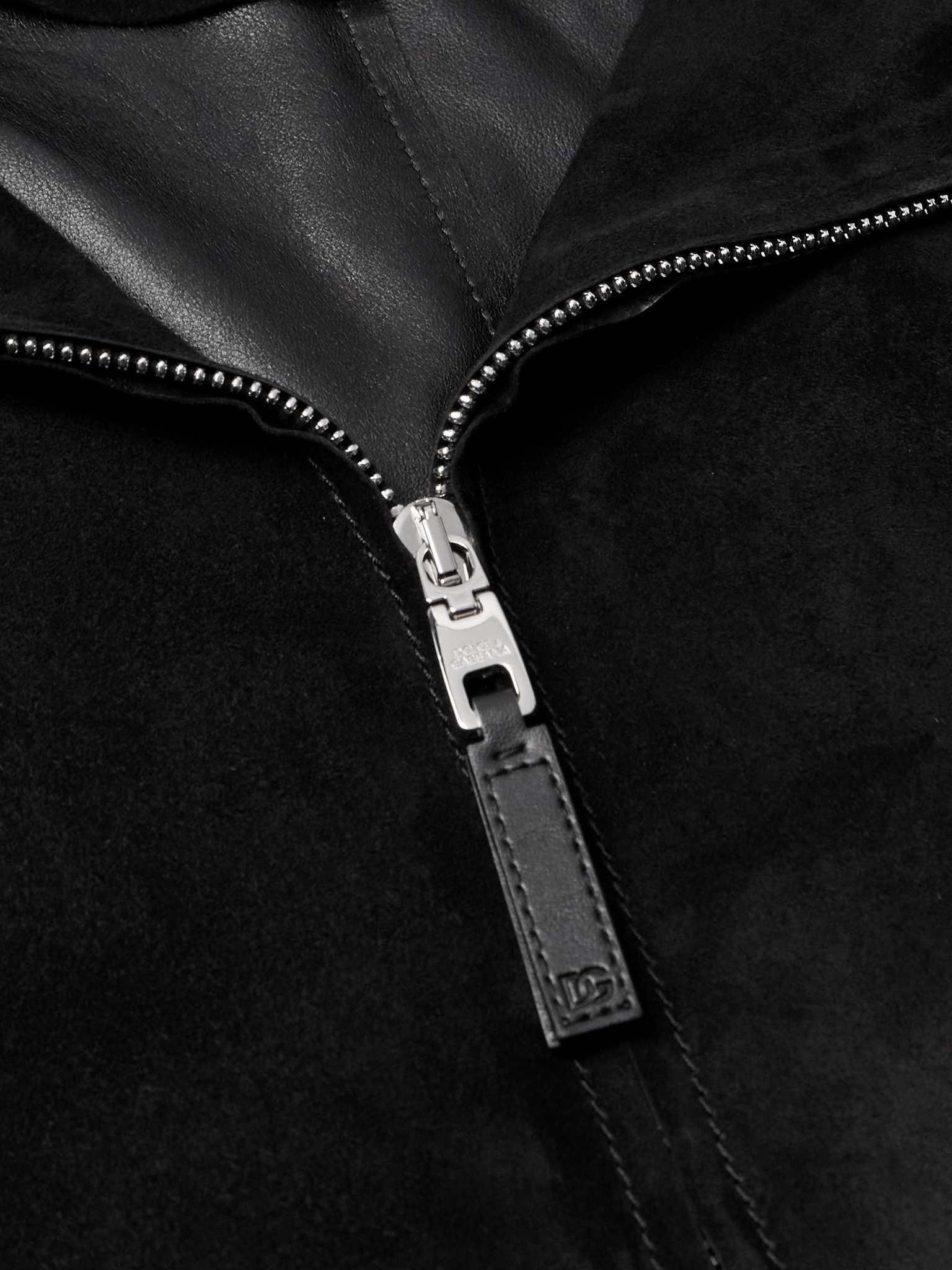 Suede Bomber Jacket - 4
