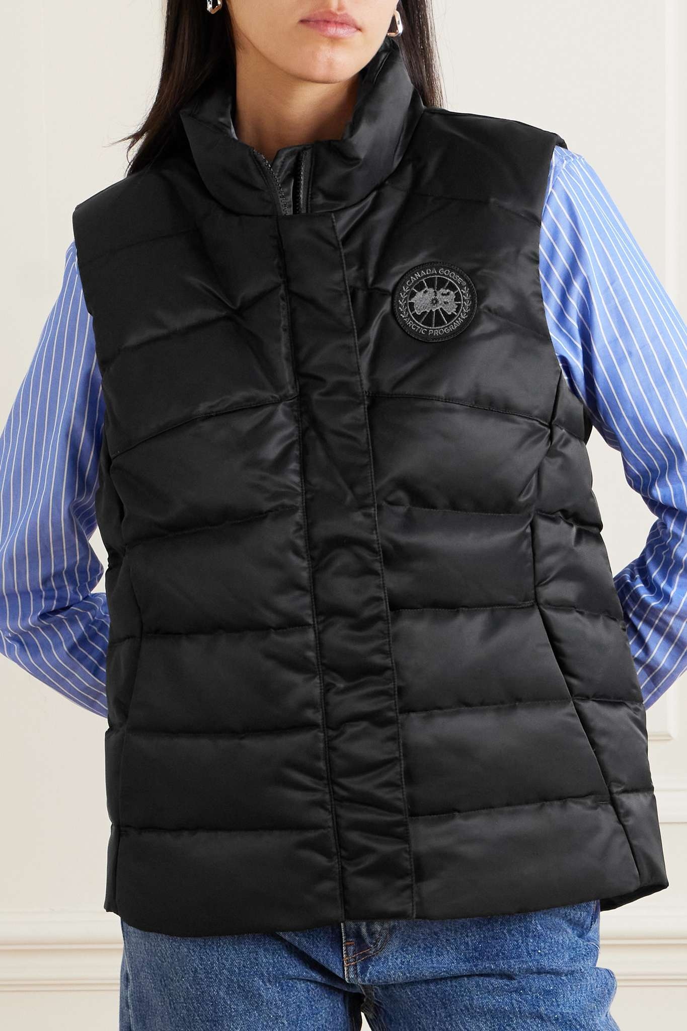 Freestyle quilted Performance Satin down vest - 3