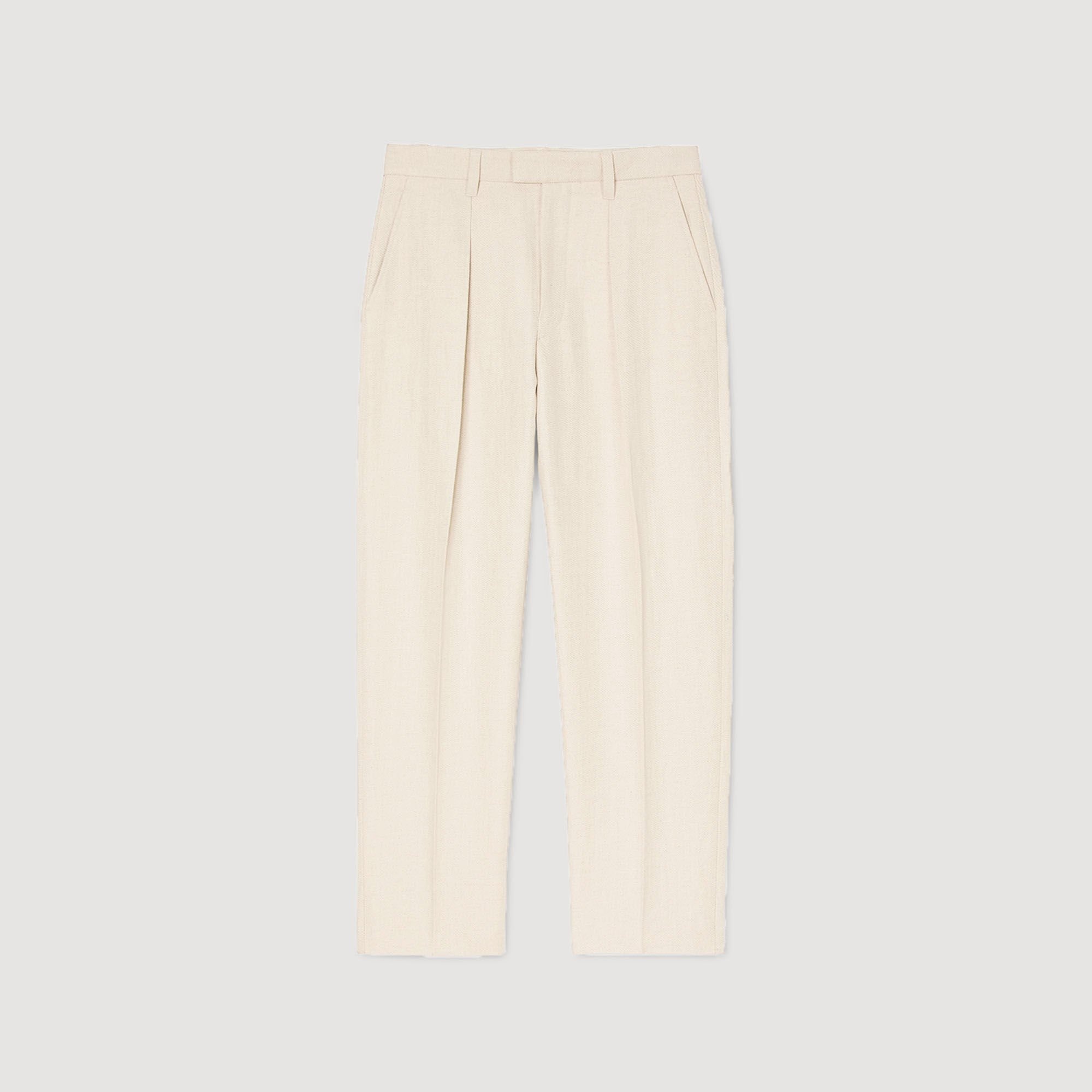 WIDE-LEG TROUSERS WITH CREASES - 6