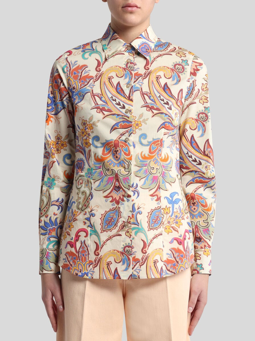 PRINTED POPLIN SHIRT - 2