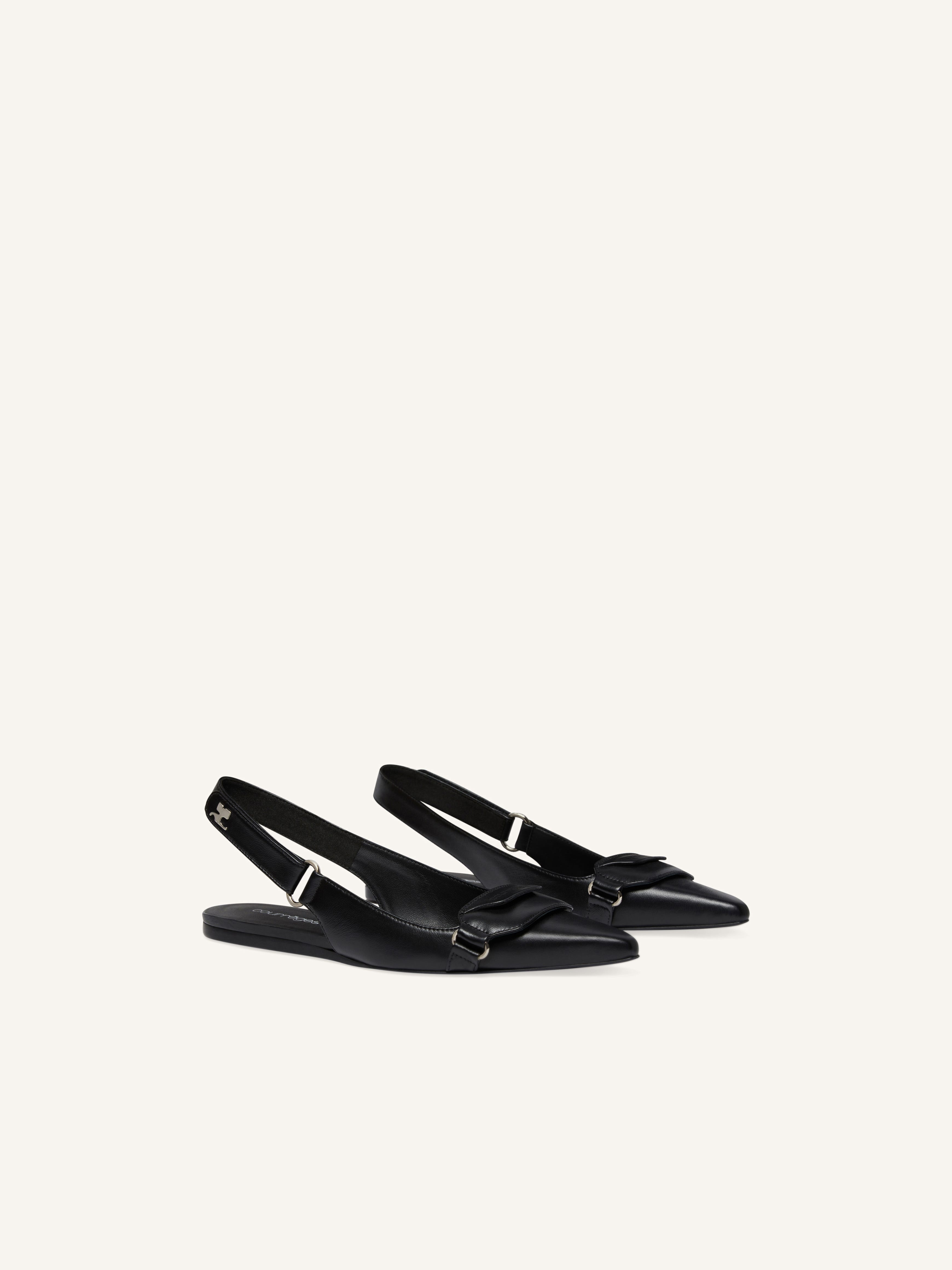 RACER LEATHER SLINGBACK BALLERINAS - 2
