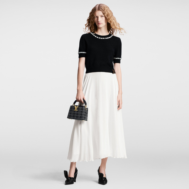 Louis Vuitton Beaded Trim Knit Top outlook
