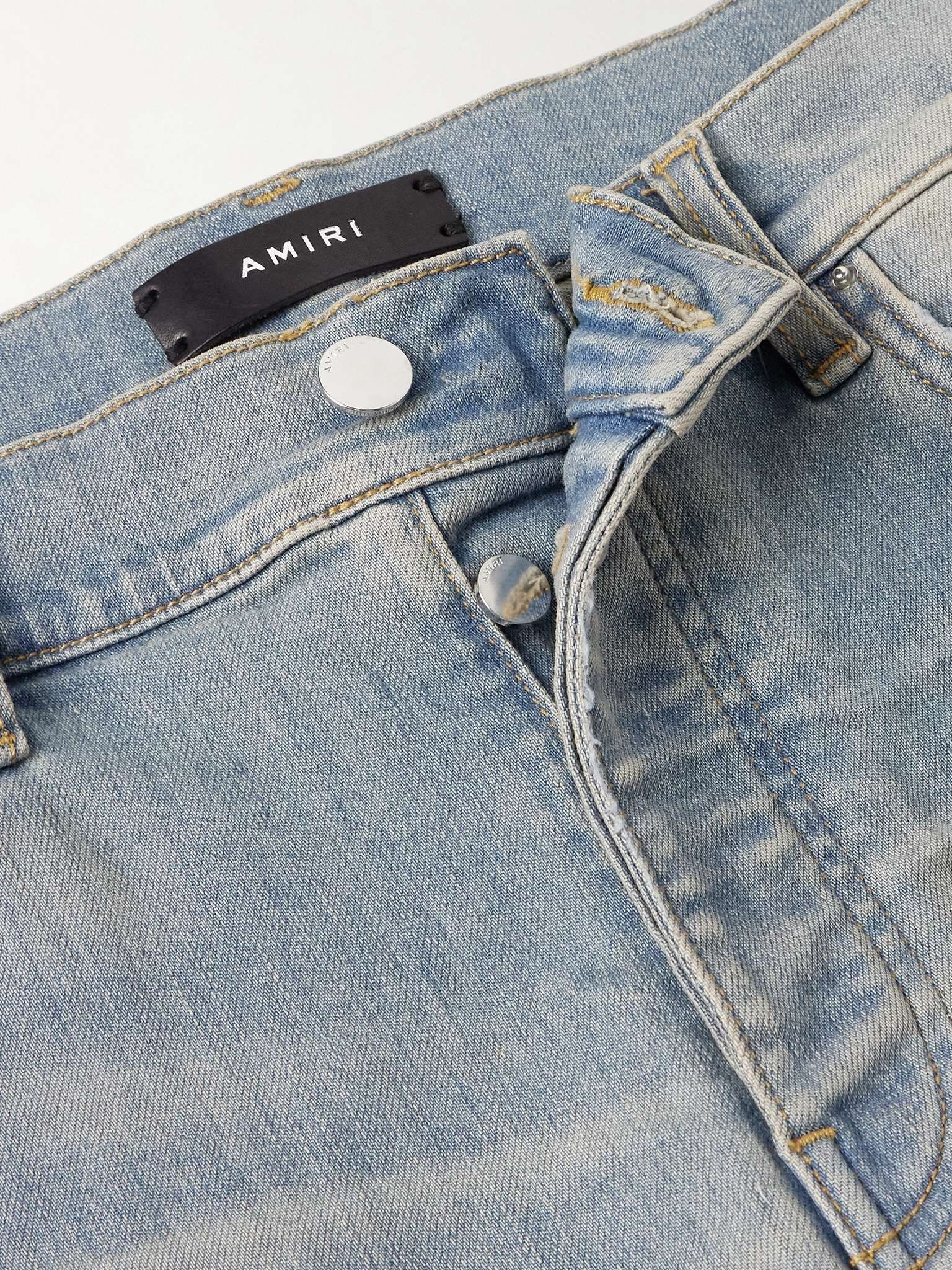 MX1 Skinny-Fit Panelled Distressed Jeans - 3