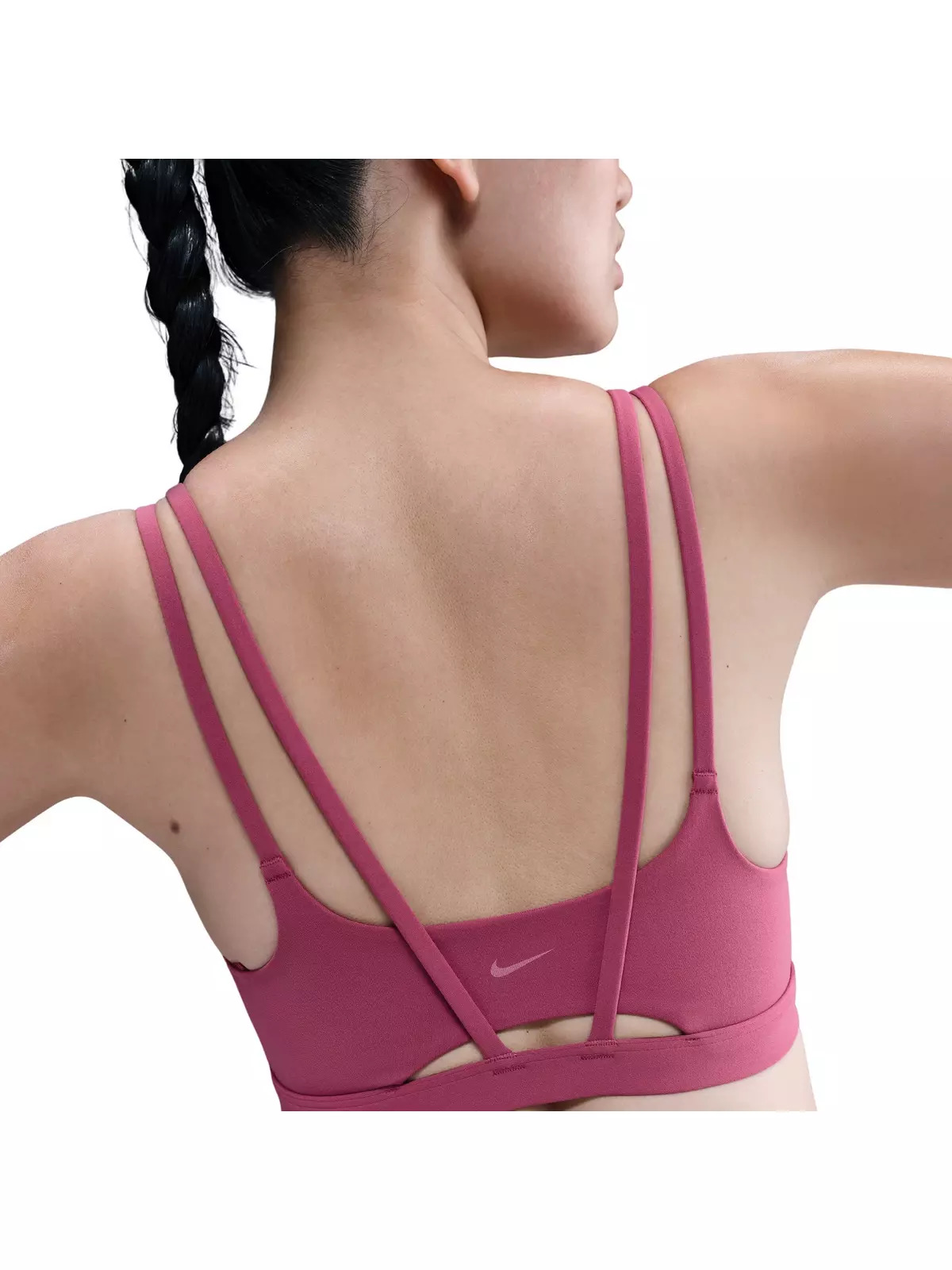 Women's Zenvy Strappy Light-Support Padded Sports Bra - Pink - 2