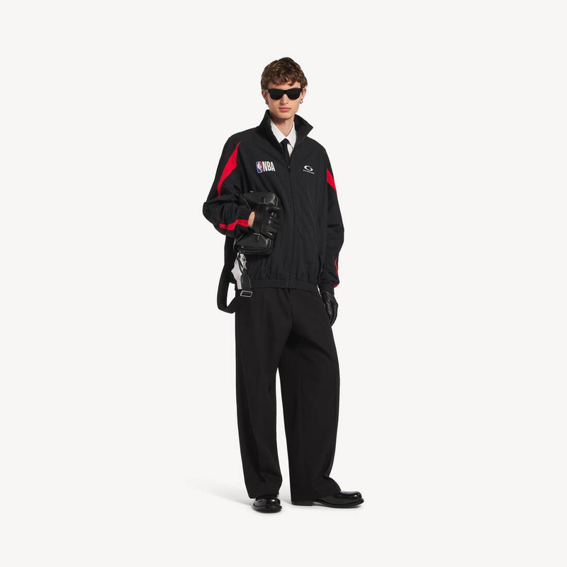 BALENCIAGA Men's Balenciaga | Nba Collaboration Tracksuit Jacket in New Black outlook