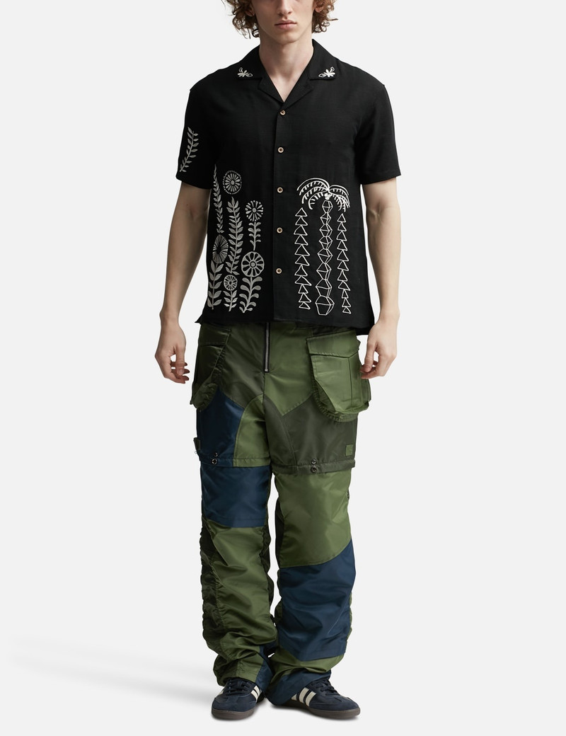 DETACHABLE PATCHWORK CARGO PANTS 9
