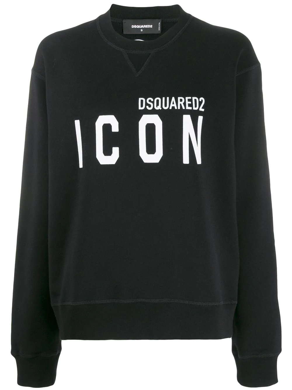 logo print sweatshirt - 1