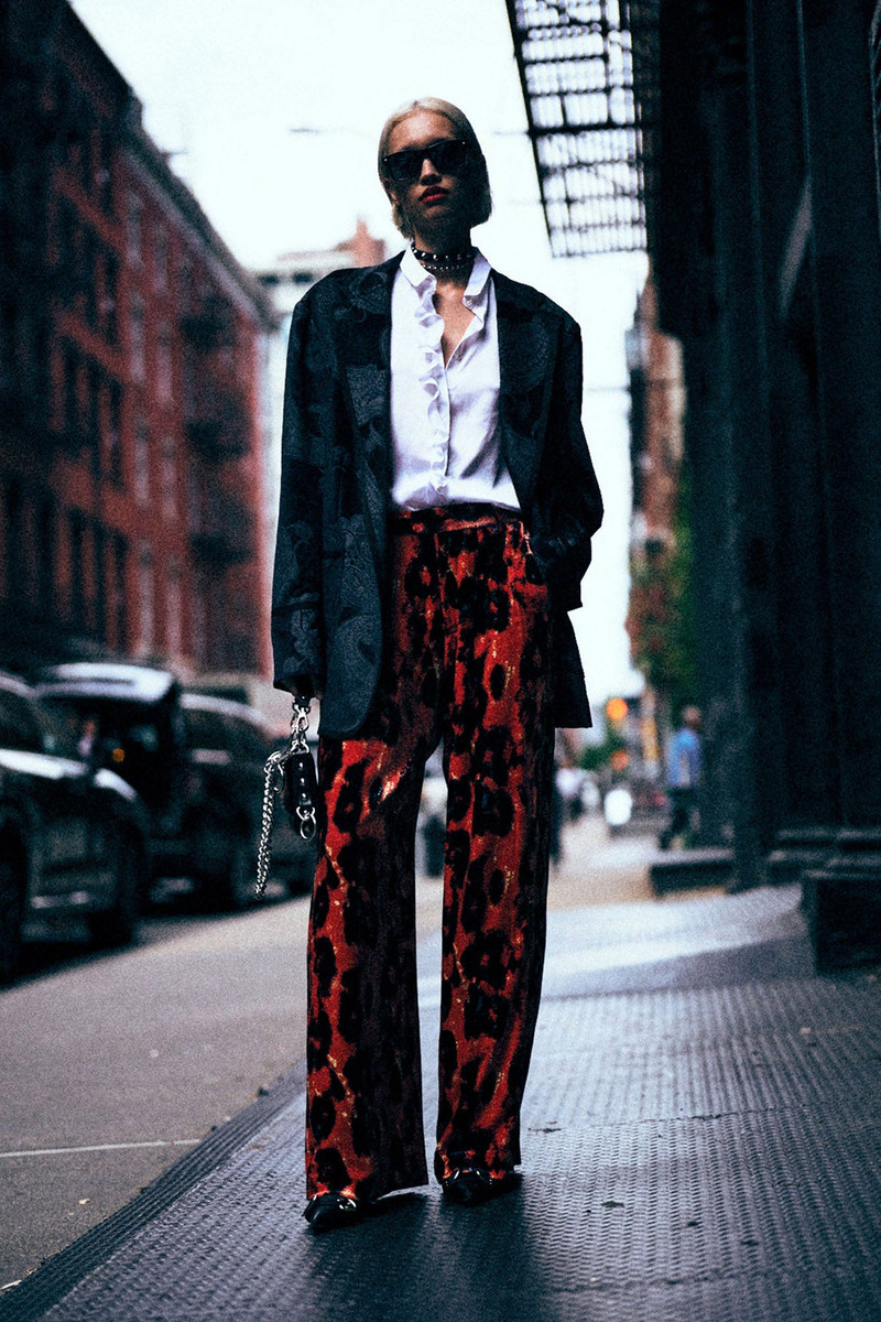 PLEATED WIDE LEG PANT 1