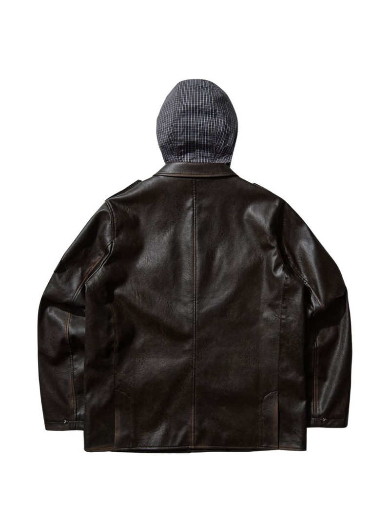 umbro buttoned hooded jacket outlook