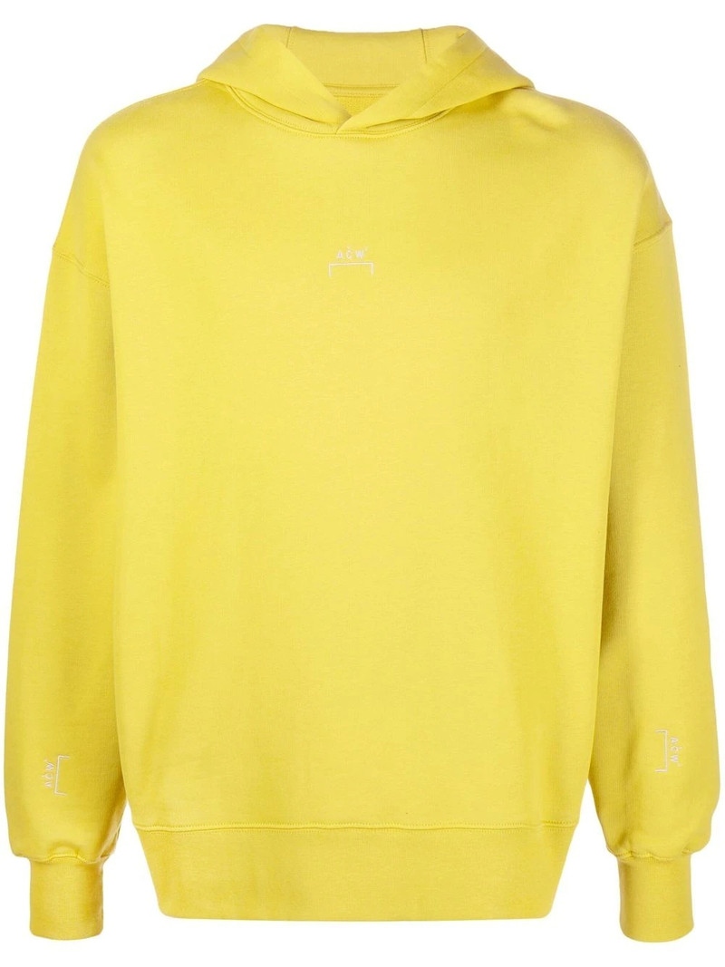 logo-print pullover hoodie 1