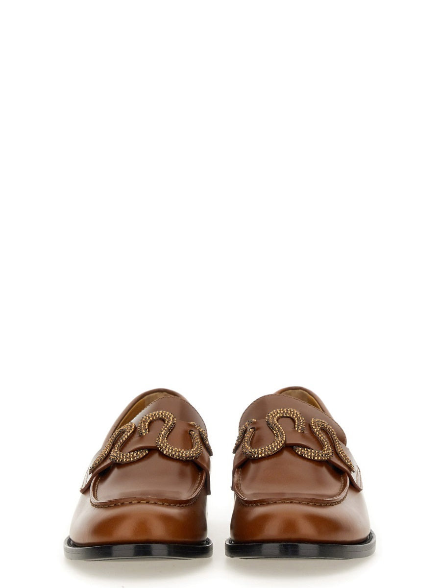Rene Caovilla Women Leather Loafer - 4