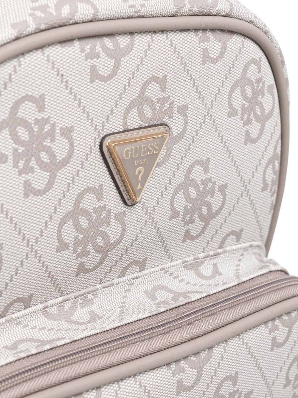 logo-pattern backpack - 2