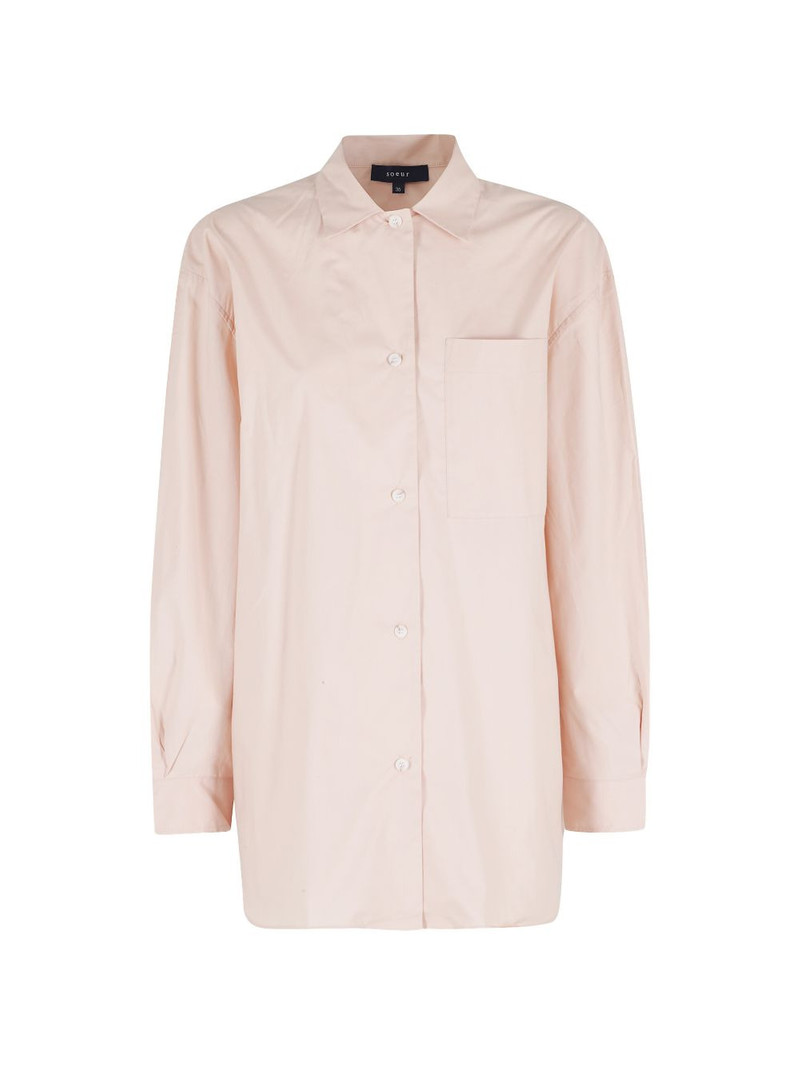collared pocket-detail shirt 1