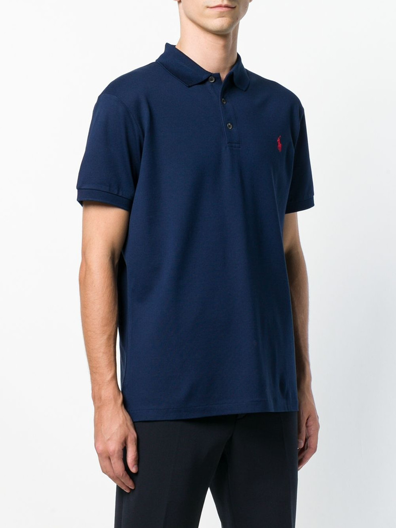 embroidered logo polo shirt 3