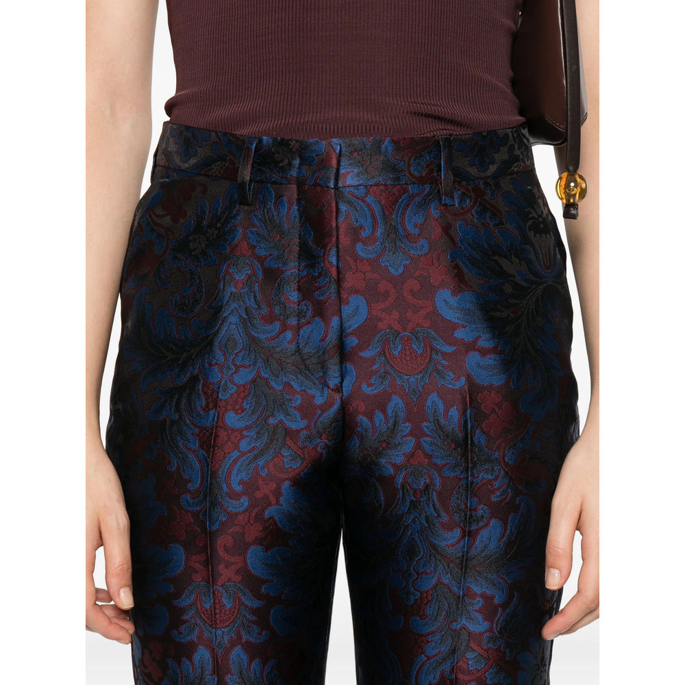 Etro Blue Trousers - Tailored Trousers Women - 3