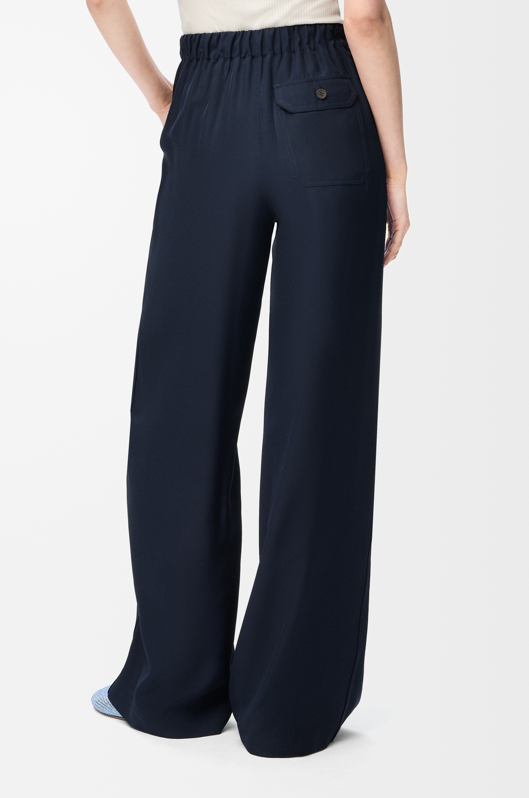 Pyjama trousers in silk - 4