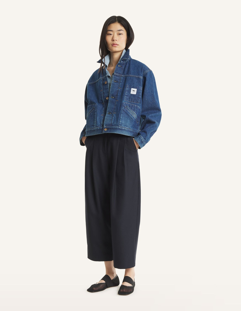 MAISON KITSUNE x KURO SELVEDGE VOYAGE DENIM JACKET 8