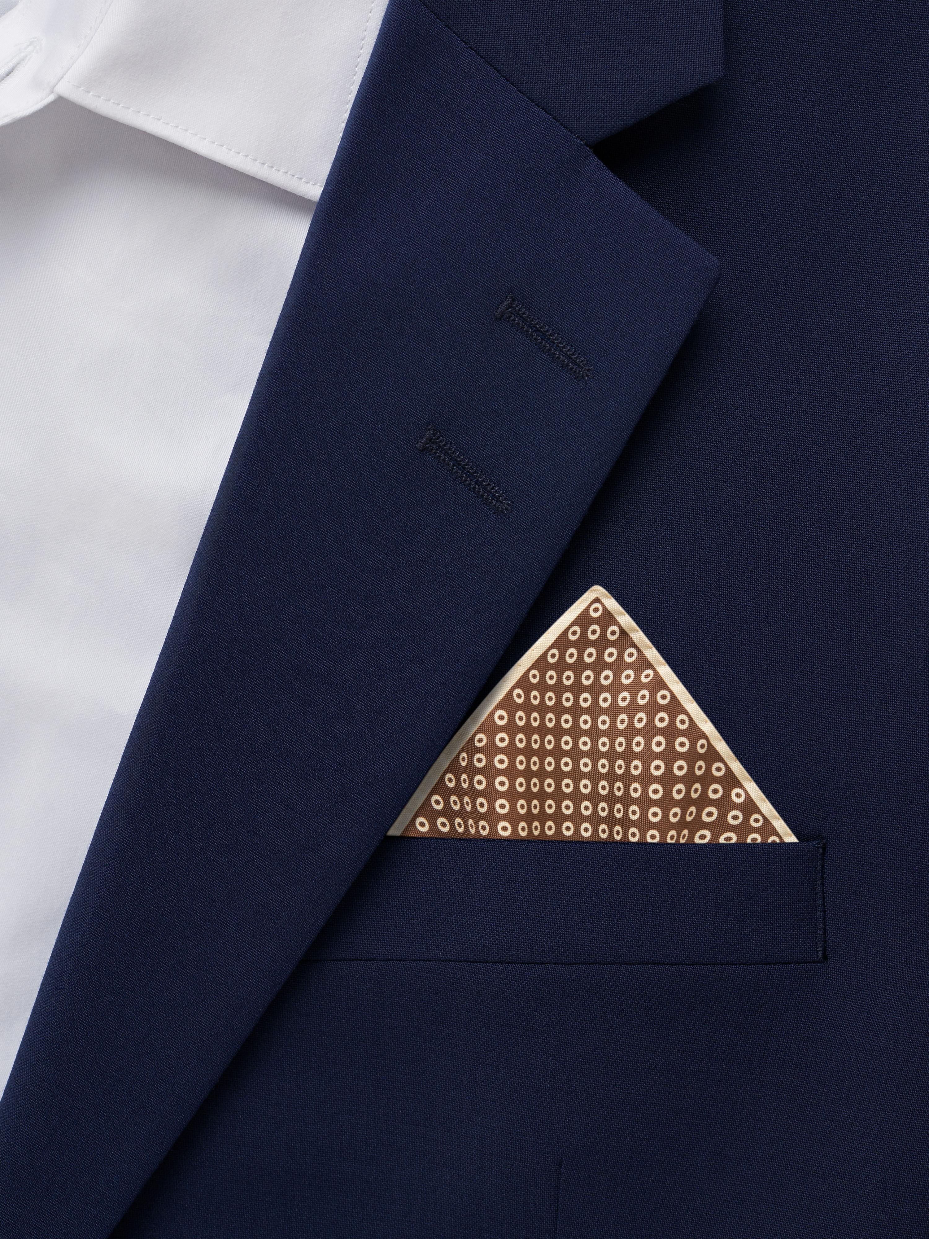 Geomet Silk Handkerchief - 2