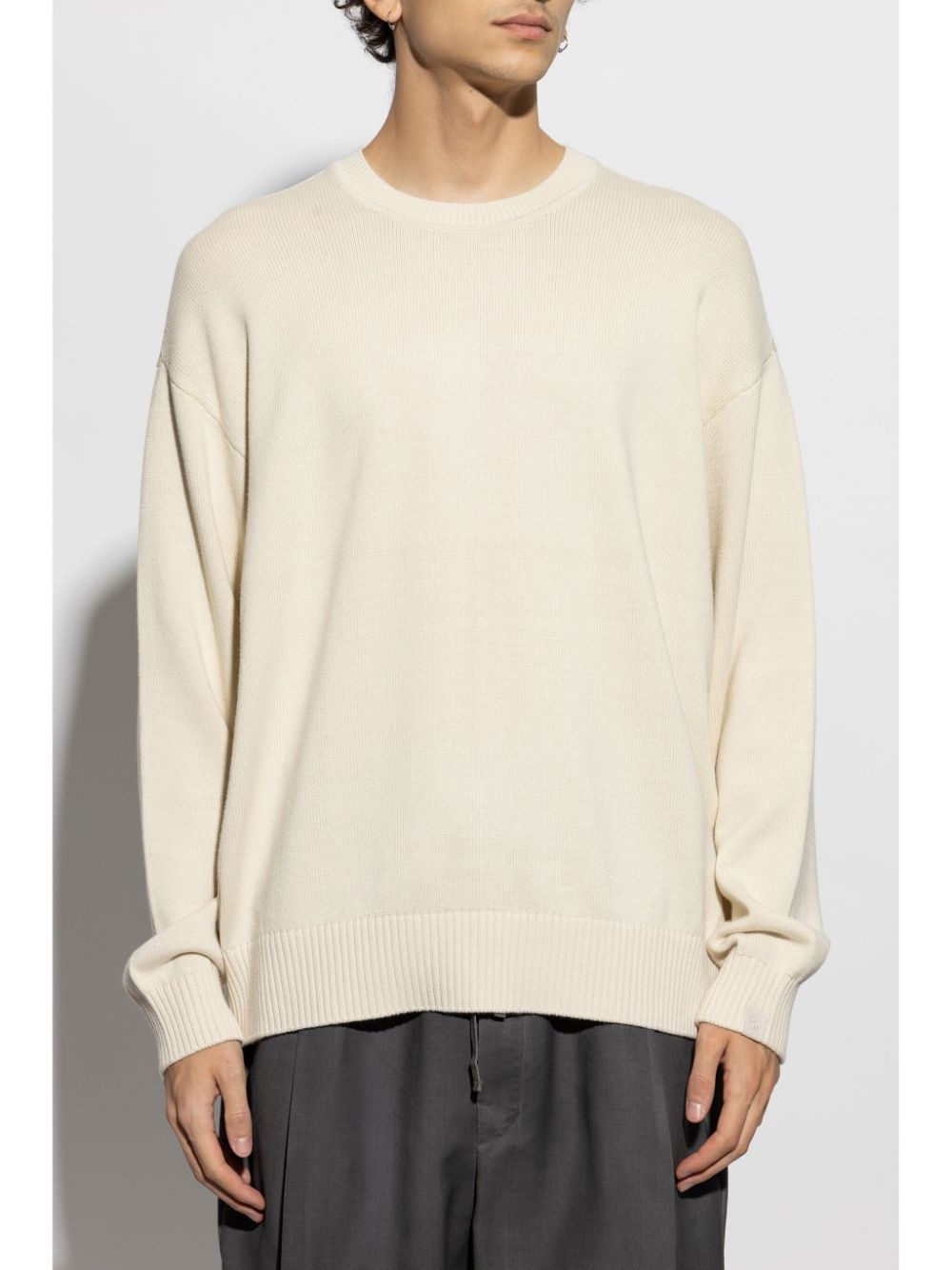 crew-neck organic cotton jumper - 3