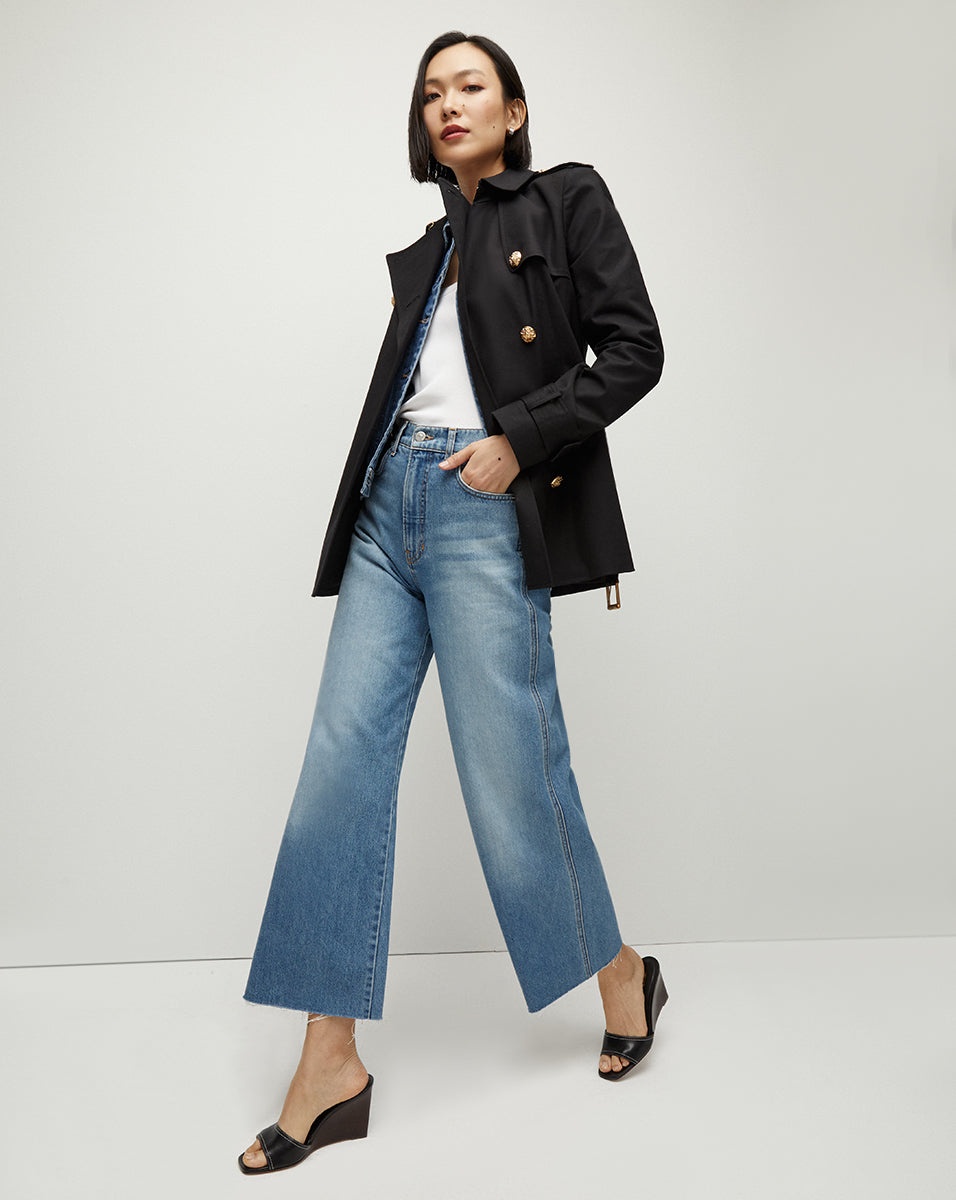 ANGELIQUE DICKEY CROPPED TRENCH - 4
