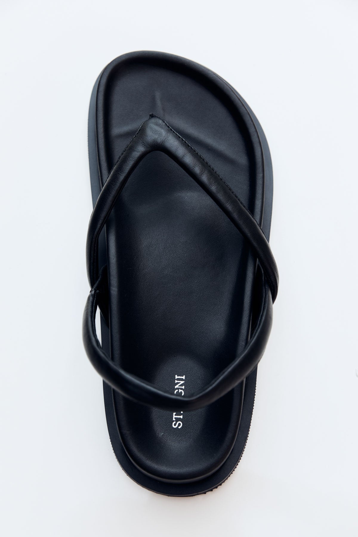Sling Back Thong Sandal - Black - 4