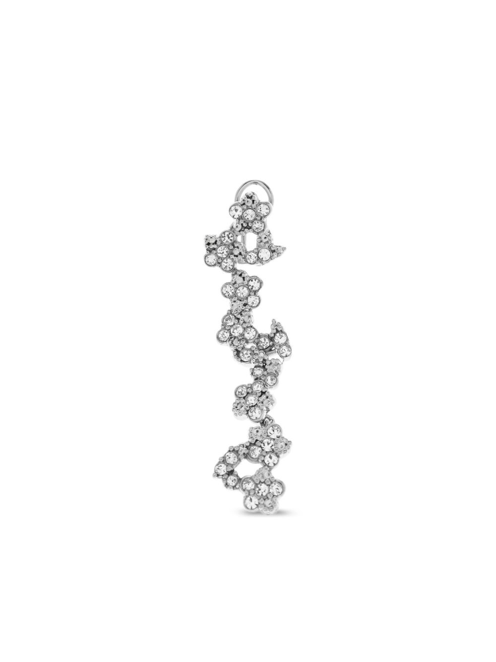crystal-embellishment earrings - 4