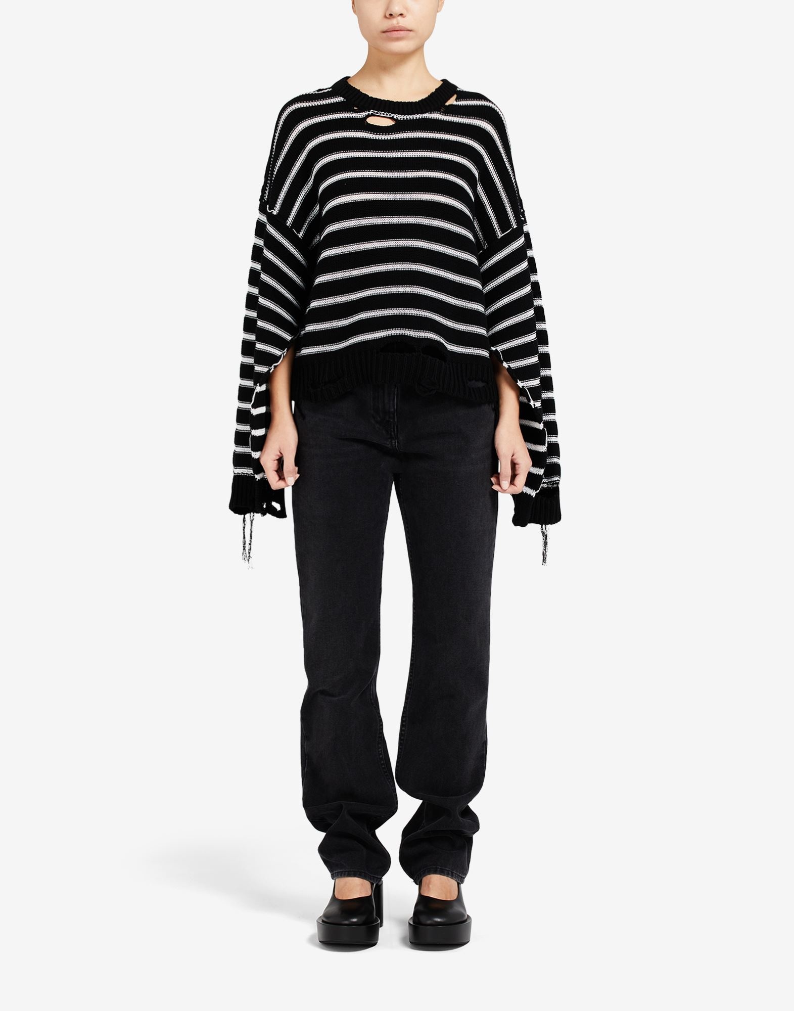 Distressed knit sweater - 2