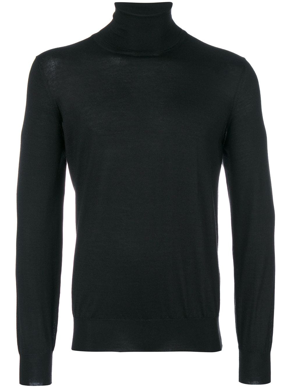 Silk and cashmere high neck sweater - 1