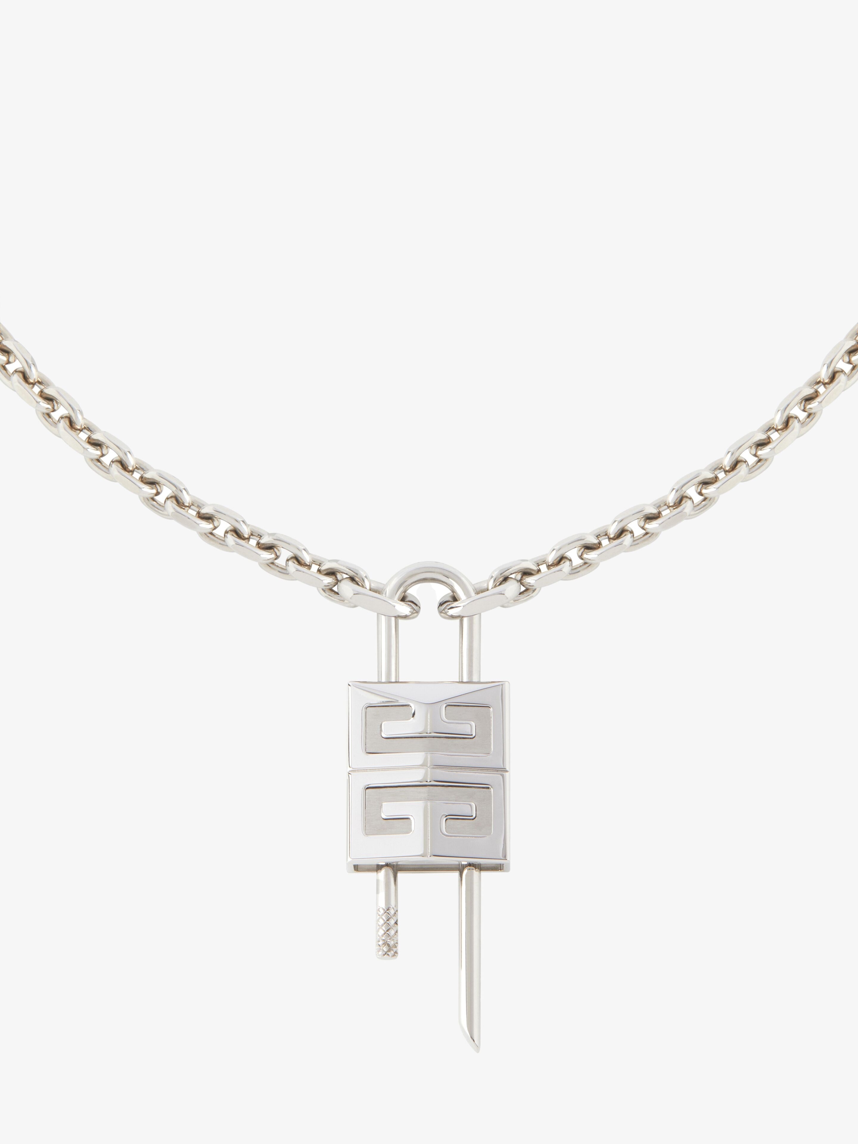 Givenchy SMALL LOCK NECKLACE IN METAL | REVERSIBLE