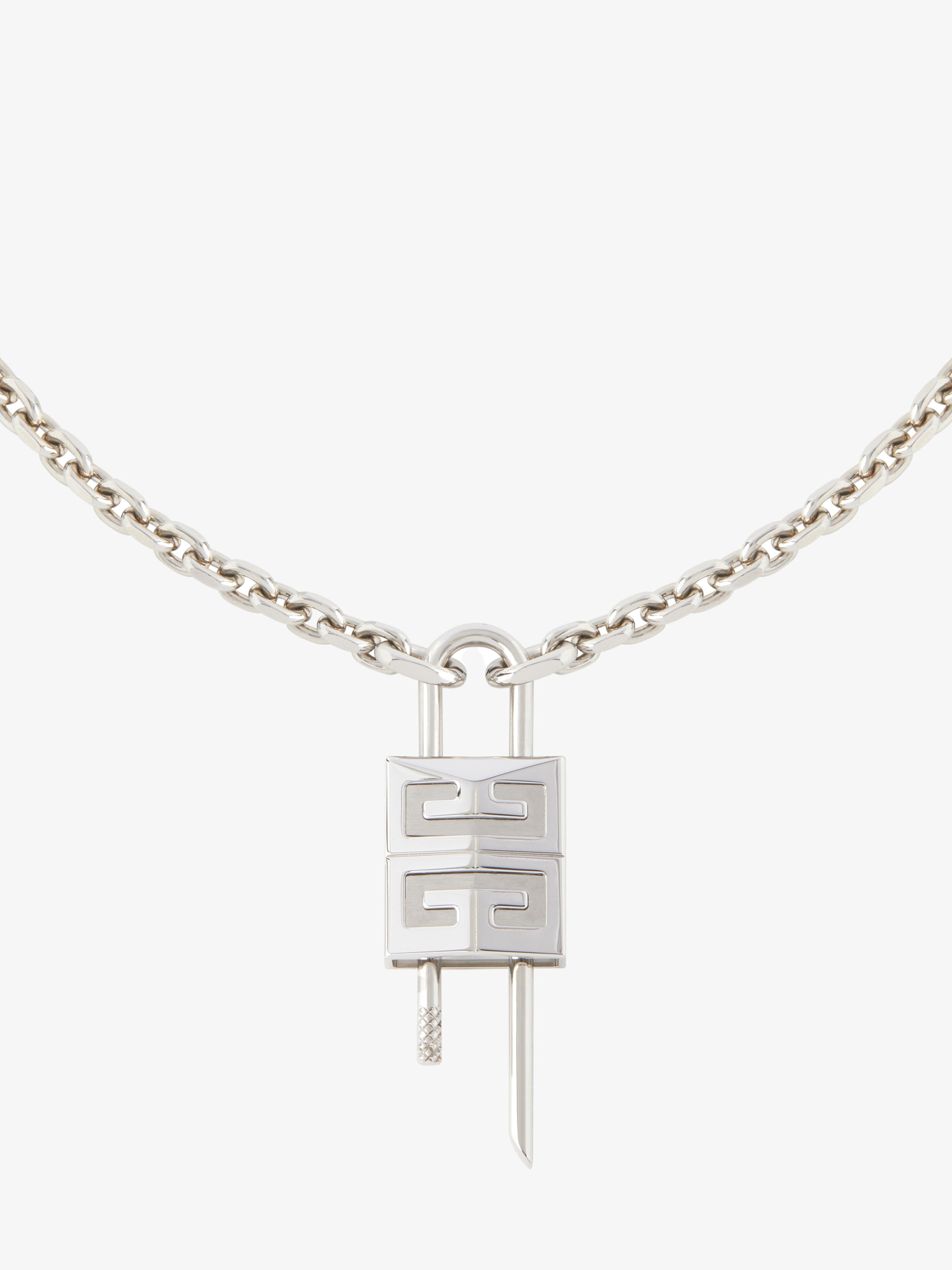 Givenchy G-Chain Lock Small Necklace, Gold