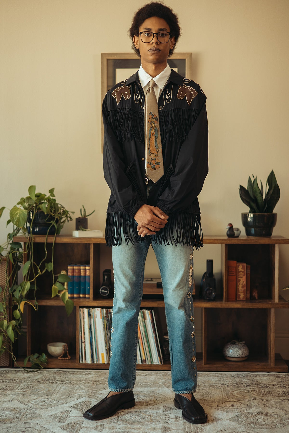14oz Denim 5p MONKEY CISCO (STUDS) - Indigo - 4