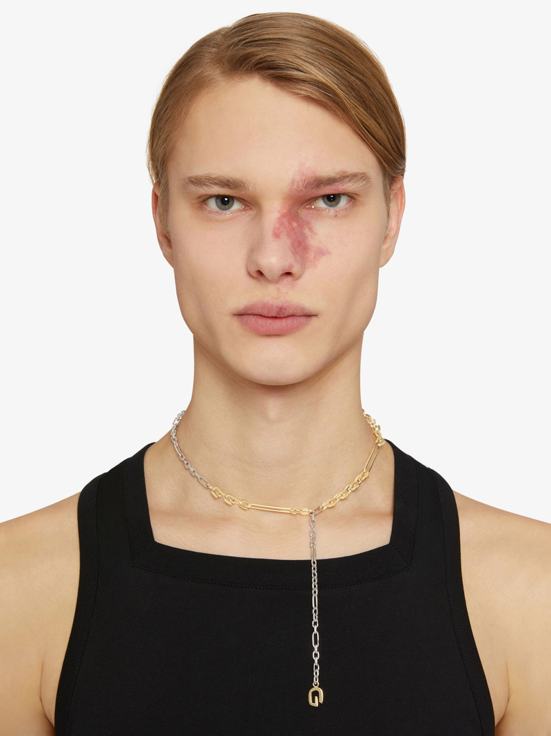 G LINK NECKLACE IN METAL 3