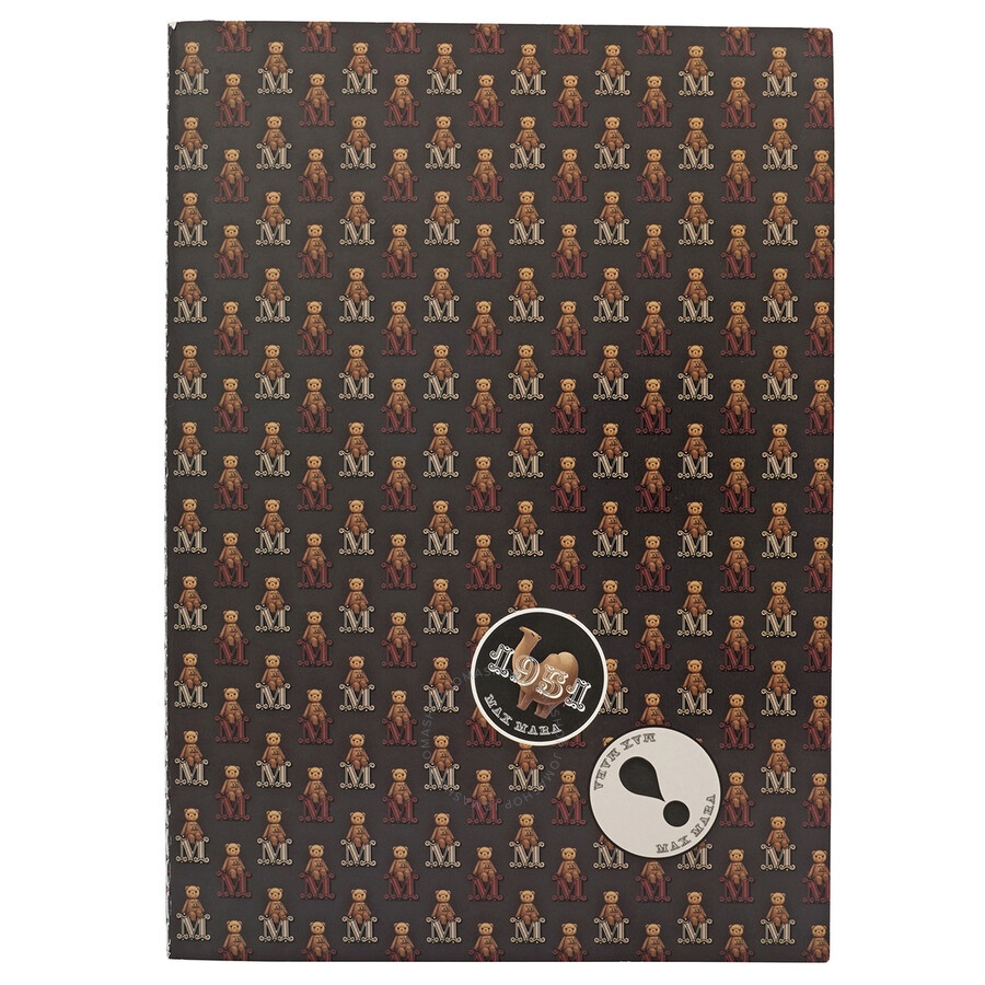 Max Mara Black Ladies Teddy Bear Print Notebook - 2