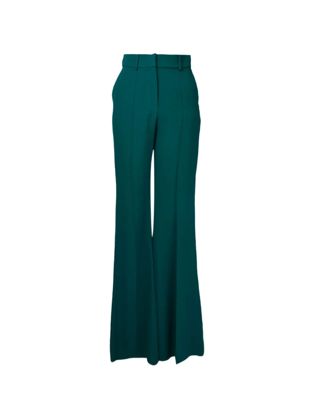 flared-bottom trousers - 1