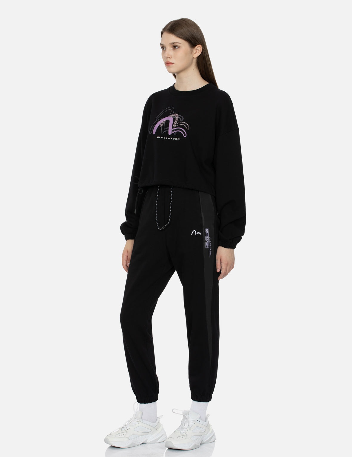 Multiple Seagull Print Loose Fit Sweatshirt - 3