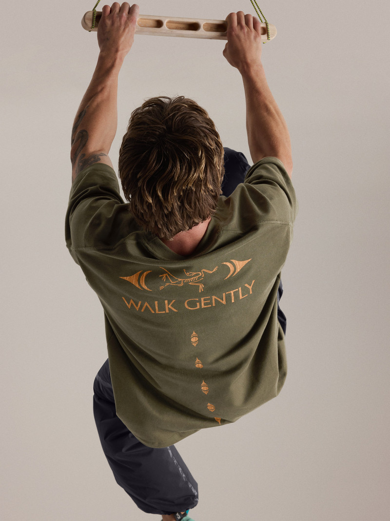Walk Gently Cotton Cedar Bark Shirt SS 3