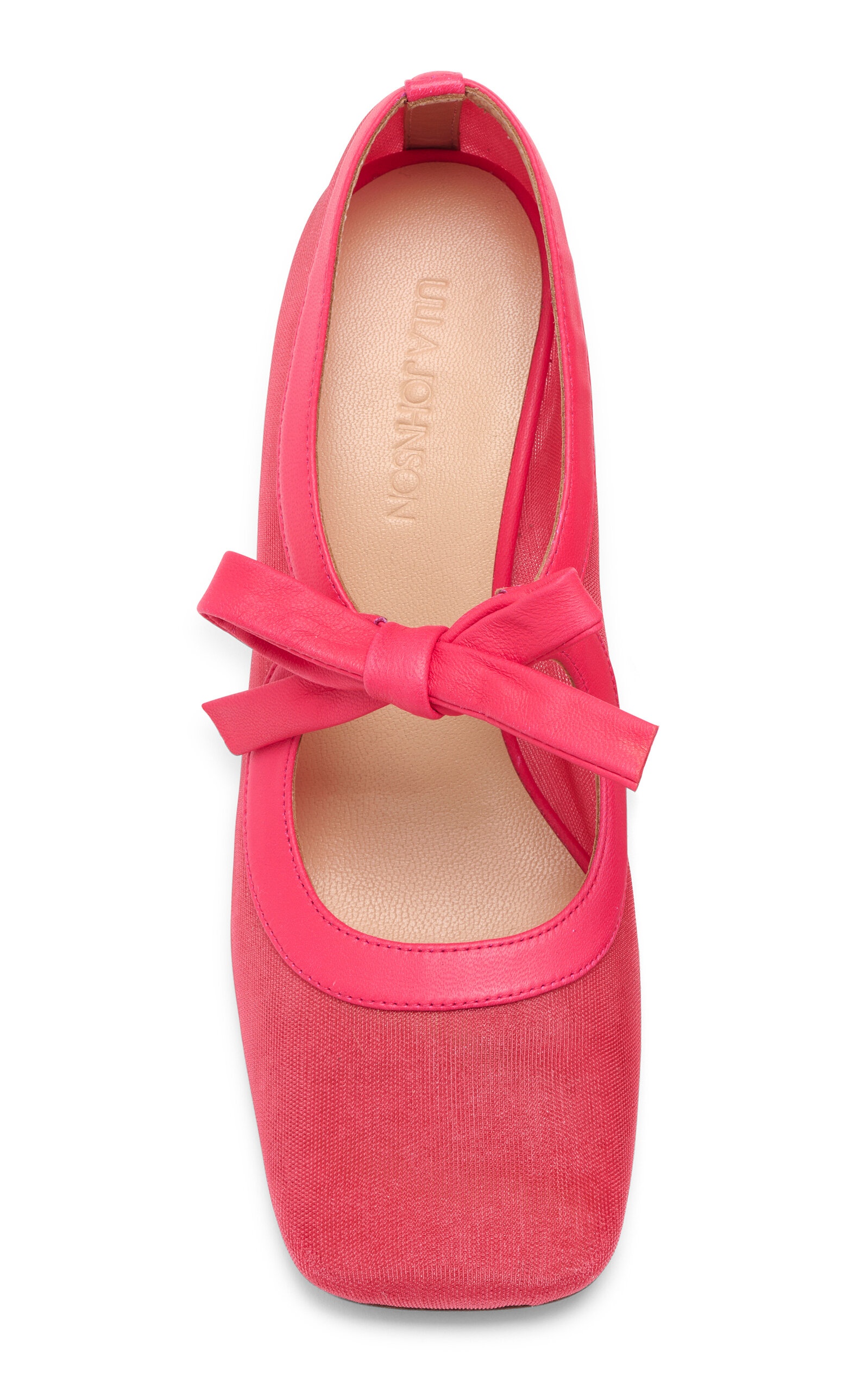 Cecily Bow-Detailed Fabric Pumps pink - 3