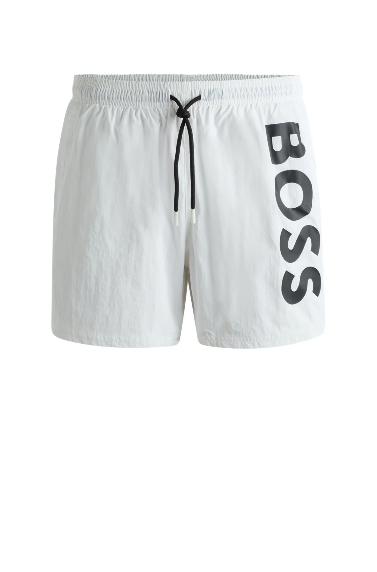 FULLY LINED SWIM SHORTS WITH LOGO PRINT - 1