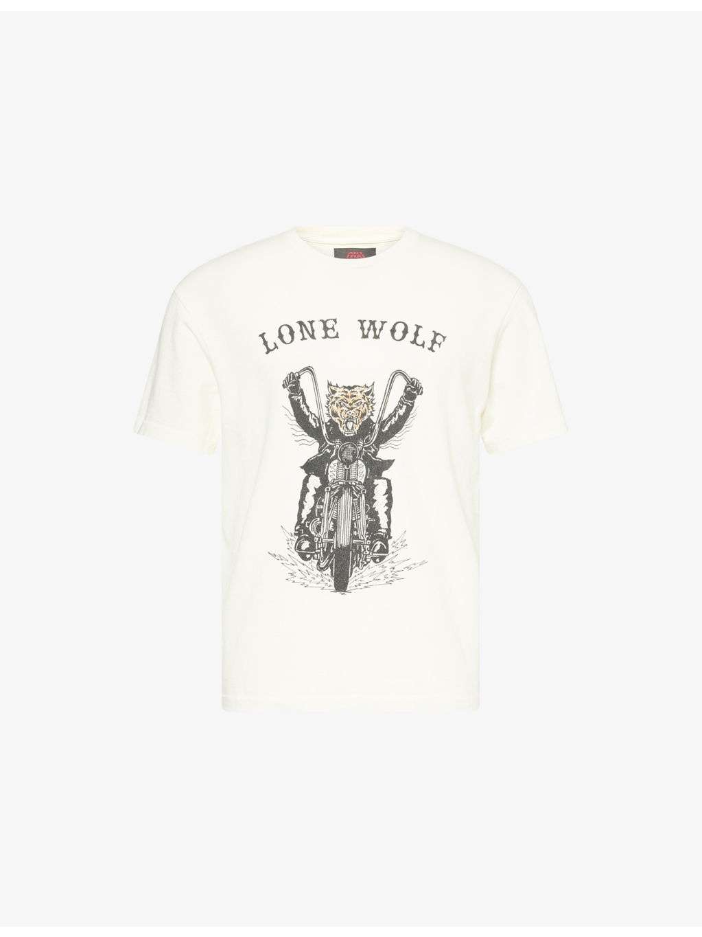 Lone Wolf Graphic-Print Cotton T-Shirt - 1