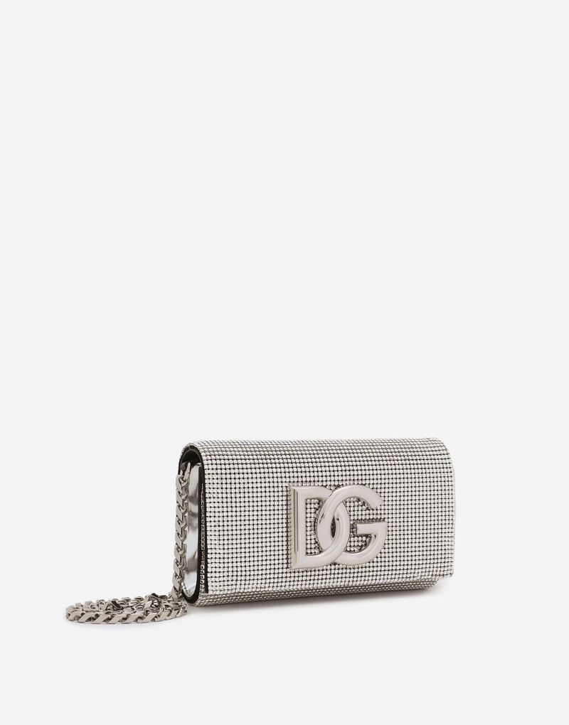 DG logo bag in crystal mesh 3
