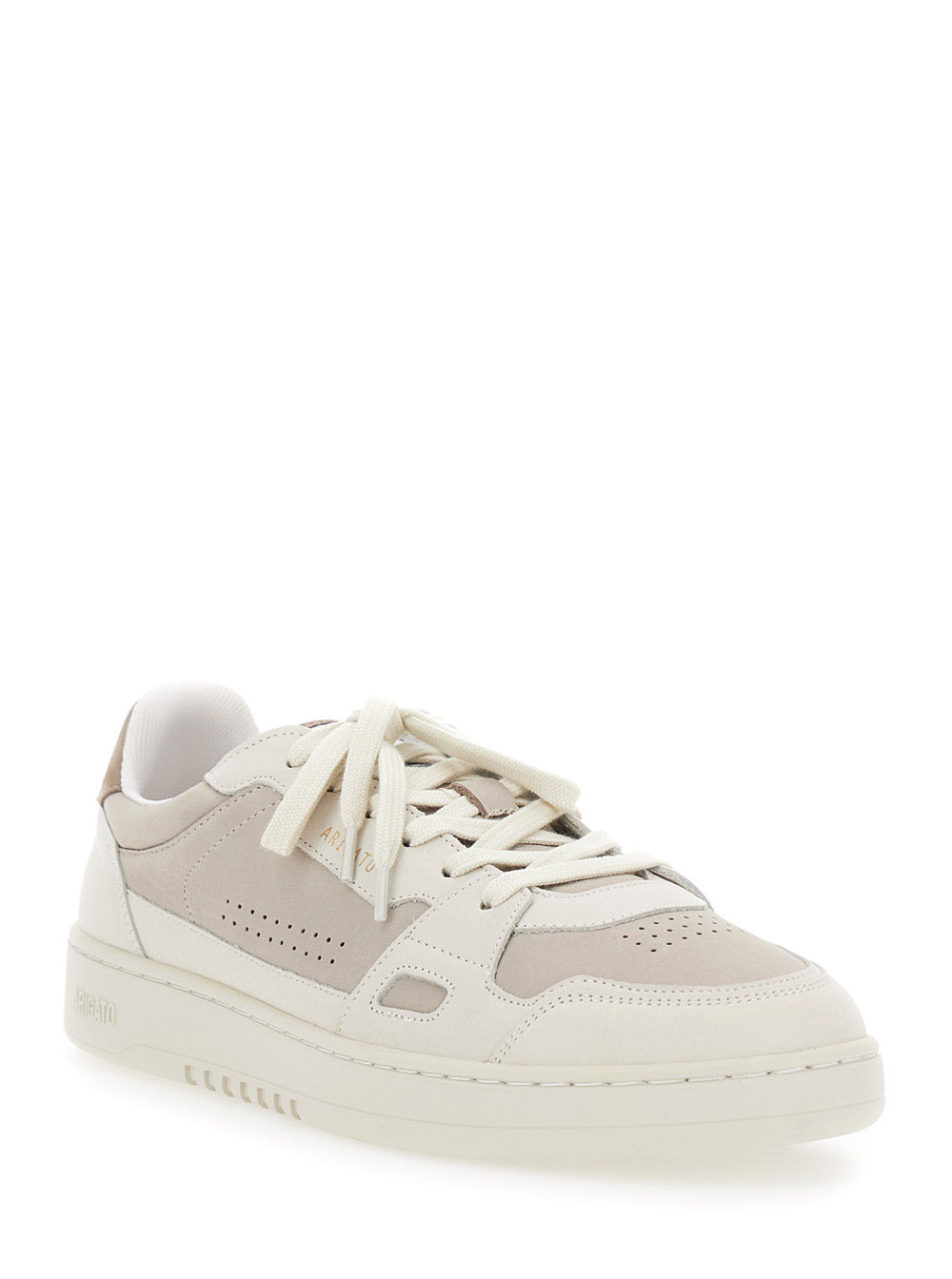 Axel Arigato Men 'Dice Lo' Beige Low Top Sneakers With Logo Patch On The Tongue And Logo Lettering O - 2