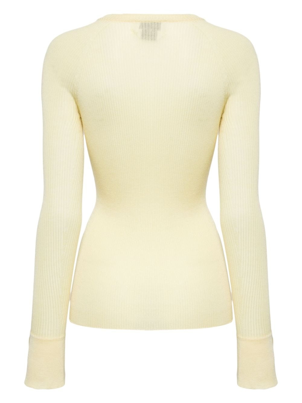 crew-neck ribbed-knit jumper - 2
