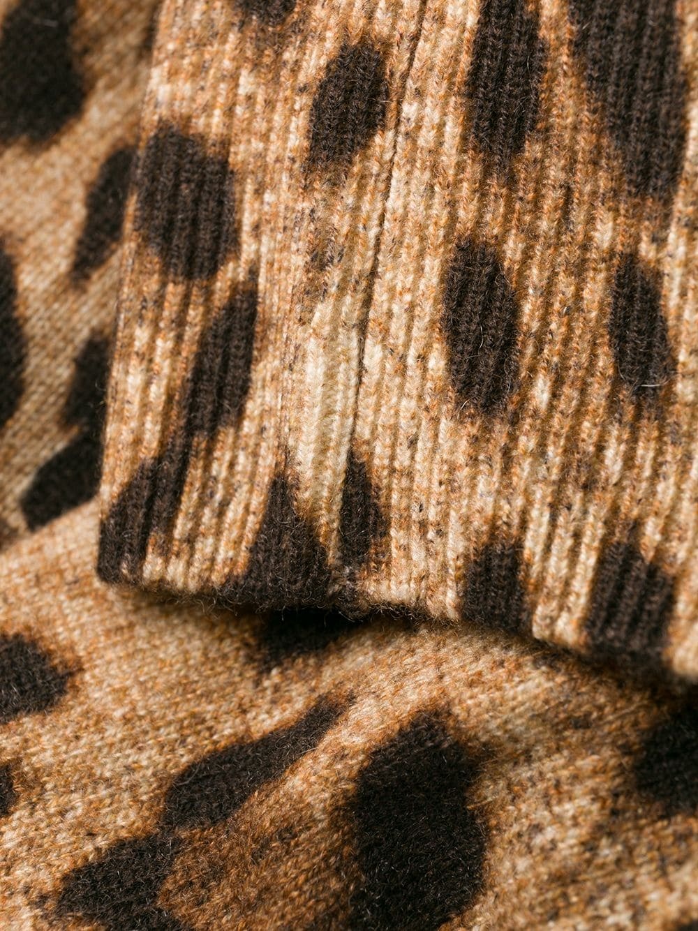 cashmere animal print sweater - 7