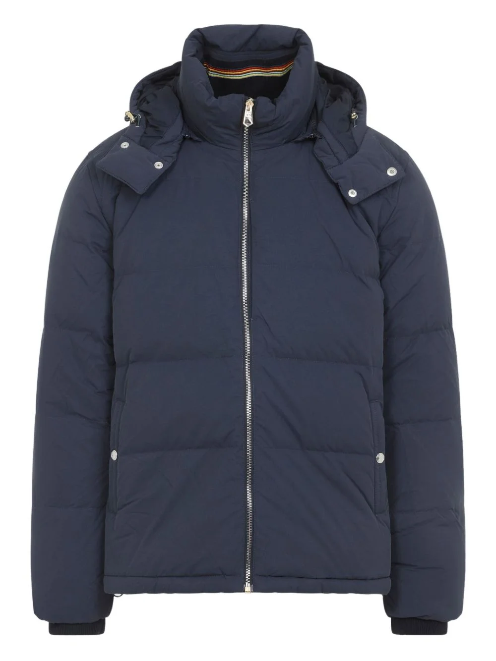 hooded quilted jacket - 1