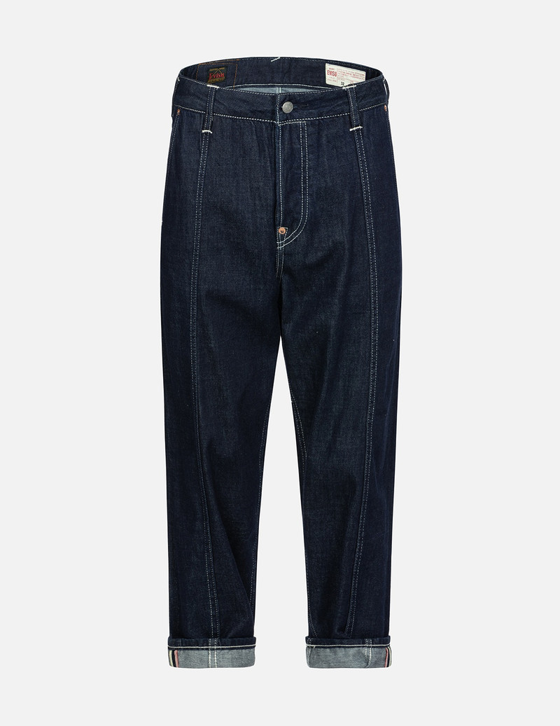 SEAGULL AND LOGO PRINT BALLOON FIT JEANS 1