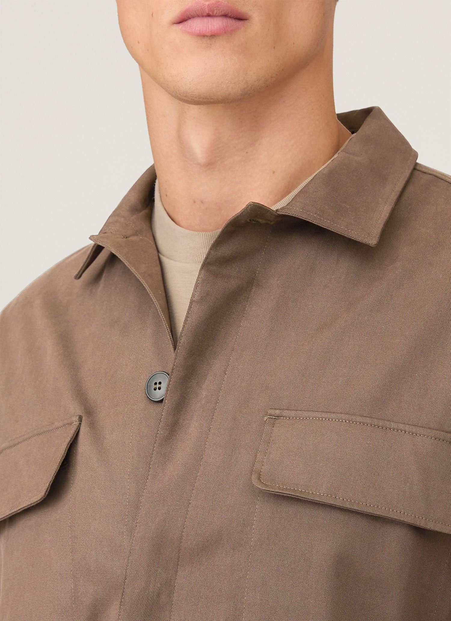 Cotton Cashmere Overshirt - 6