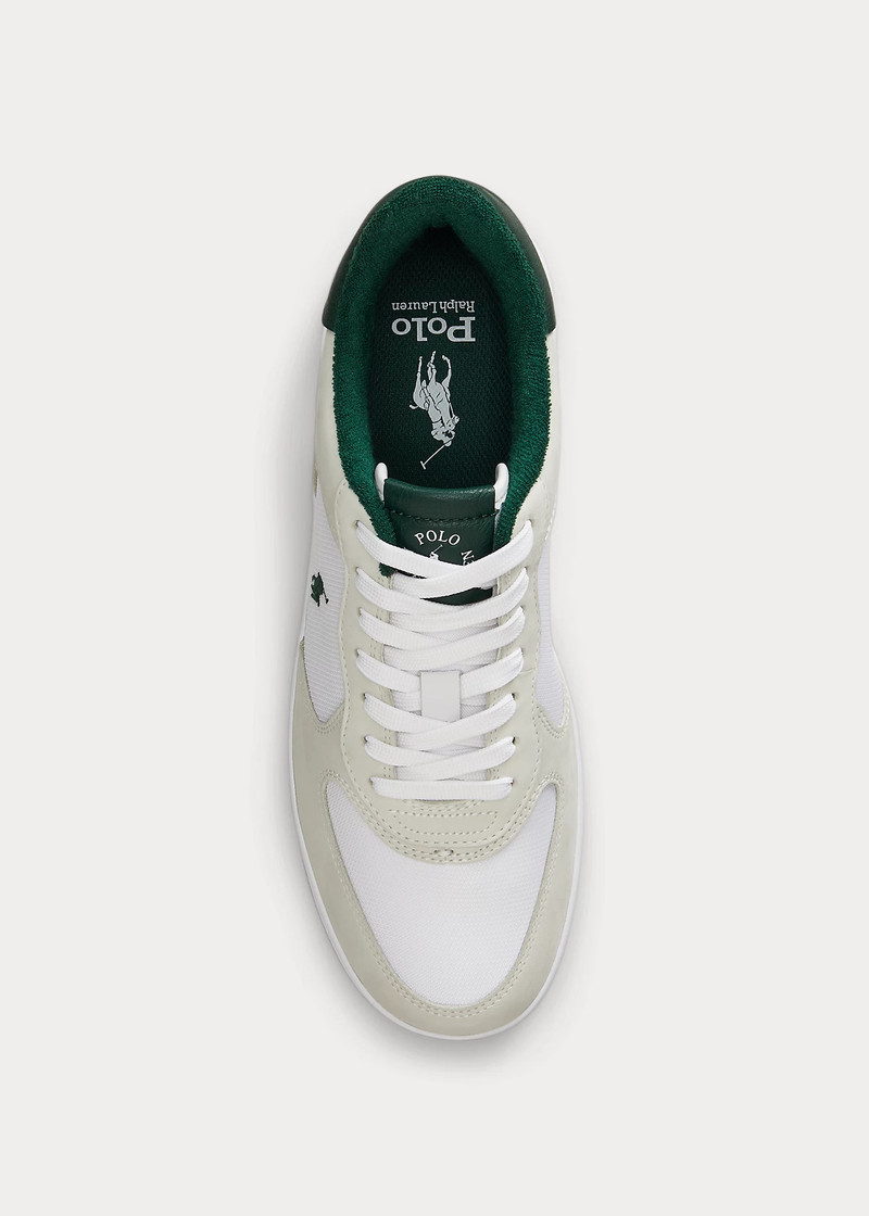 Masters Court Nubuck-Paneled Sneaker 4